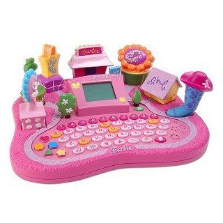 Oregon Scientific Barbie Town Electronic Learning Keyboard: Toys & Games