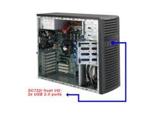 Supermicro 665 Watt Mid Tower Workstation Chassis, Black (CSE 733I 665B): Computers & Accessories