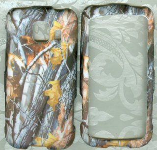 camo hunting RUBBERIZED SPRINT LG OPTIMUS S LS670 PHONE SNAP ON COVER CASE: Cell Phones & Accessories
