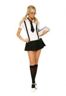 Business School Girl Costume   Adult Costume: Adult Exotic Dresses: Clothing