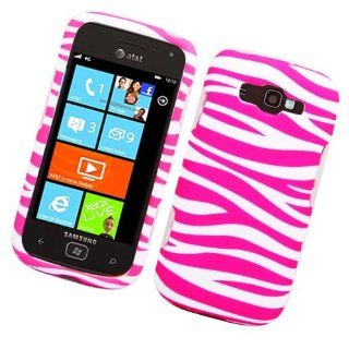 Boundle Accessory for At&t Samsung Focus 2 i667   Pink Zebra Designer Hard Case Protector Cover + Lf Stylus Pen + Lf Screen Wiper: Cell Phones & Accessories