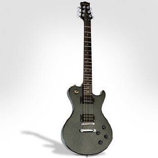 Silvertone Sessions Master Special Electric Guitar, Metallic Black: Musical Instruments