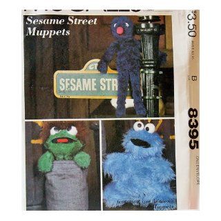 McCalls 672 or 8395 Sesame Street Characters Muppets Pattern Grover Oscar Cookie Monster: McCalls Pattern Co: Books