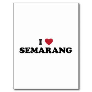 I Heart Semarang Indonesia Postcard