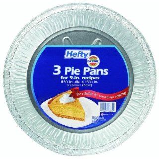 E z Foil 90834 "Hefty"Pie Pan with Aluminum Foil (12 PK/3=36 PCS): Disposable Pie Pans With Lids: Kitchen & Dining