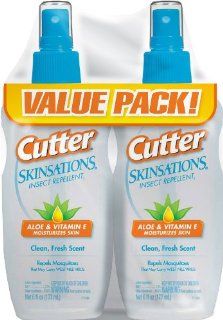 Cutter 54012 Skinsations 2 to 6 Ounce Insect Repellent Pump Spray, Case Pack of 2: Patio, Lawn & Garden