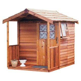 Cedarshed GardenerS Delight Gable Cedar Storage Shed (Common: 6 ft x 9 ft; Interior Dimensions: 5.33 ft x 8.62 ft)