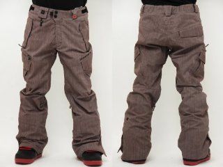 686 Smarty Cargo Slim 3 in 1 Pant   Men's Dark Rust Scratch Denim, M  Snowboarding Pants  Sports & Outdoors