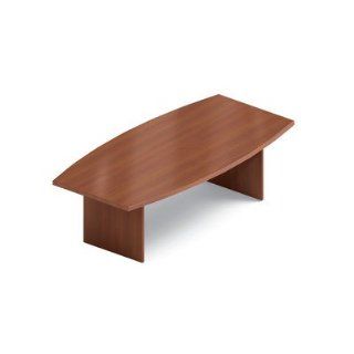 Boardroom Boat Shaped Conference Room Table Dimensions: 96" W x 48" D x 29" H, Color: Avant Honey : Honey Office Tables : Office Products