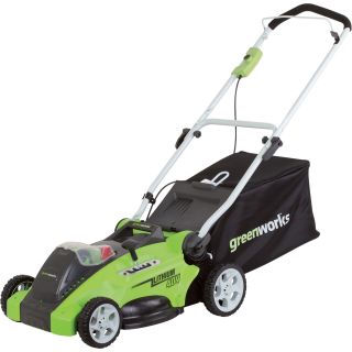 GreenWorks 2-in-1 Mower — 40 Volt Motor, 16in. Deck, Model# 25322  Walk Behind Mowers