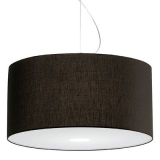 ModoLuce Cilindro Pendant CILESP060C023 Shade Finish: Black