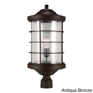 Sea Gull Lighting Sauganash 1 light Outdoor Post Lantern