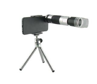 16x Manual Focus Telescope + 220x Microscope Phone Aluminum Camera Lens with Tripod for Iphone 5 : Camera Lenses : Camera & Photo