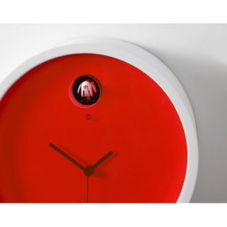 Diamantini & Domeniconi Plex Wall Clock 211 Face Color: Red