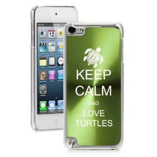Apple iPod Touch 5th Generation Green 5B437 hard back case cover Keep Calm and Love Turtles: Cell Phones & Accessories