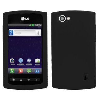 Asmyna LGMS695CASKSO004 Slim and Soft Durable Protective Case for LG Optimus Elite/Optimus M+/Optimus Plus/Optimus Quest   1 Pack   Retail Packaging   Black: Cell Phones & Accessories