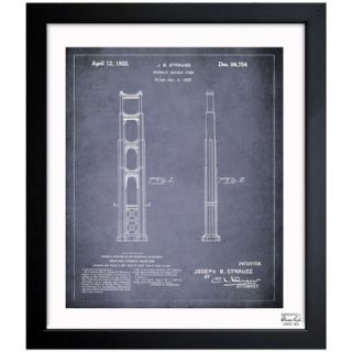 Oliver Gal Golden Gate Bridge 1932 Framed Graphic Art 1B00300_15x18/1B00300_2