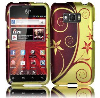 Elegant Swirl Design Hard Case Cover for LG Optimus Elite LS696 Cell Phones & Accessories