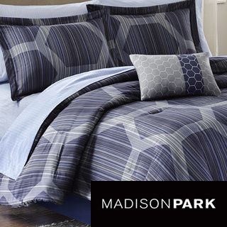 Madison Park Essentials Pierce 9 piece Bed In A Bag With Sheet Set