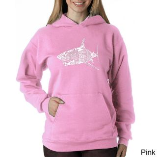 Los Angeles Pop Art Los Angeles Pop Art Womens Shark Names Sweatshirt Pink Size XL (16)