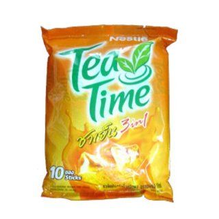 Tea Time CHA YEN Thai TEA   New Nestle 3 in 1 (10 Stick 35g.) Product of Thailand: Everything Else