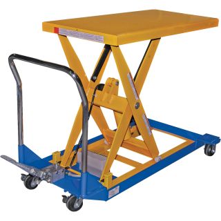 Vestil Manual Scissor Cart — 1500-lb. Capacity, 48in.L x 24in.W Platform, Model# CART-24-15-M  Hydraulic Lift Tables   Carts