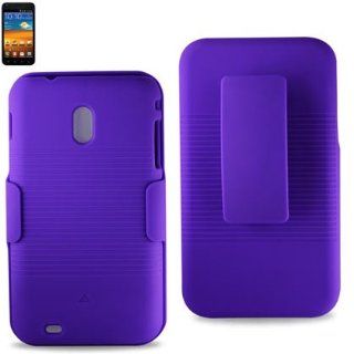Samsung Epic 4G Touch Holster Combo Case Purple W/Kickstand Function D710: Cell Phones & Accessories