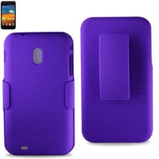 Samsung Epic 4G Touch Holster Combo Case Purple W/Kickstand Function D710 Cell Phones & Accessories