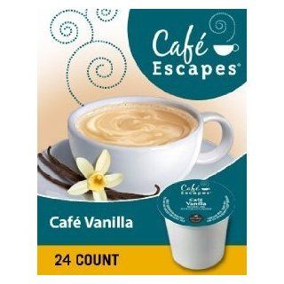 CAFE ESCAPES CAFE VANILLA COFFEE K CUP 96 COUNT: Office Products