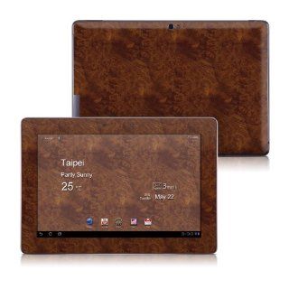 Dark Burlwood Design Protective Skin Decal Sticker for ASUS Transformer TF700 Tablet and Keyboard Dock Station Computers & Accessories