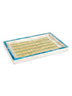 Aztecean Print Bone Tray by Purva Designs