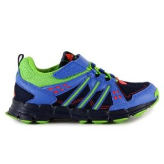 Adidas TrailKid AC Shoes   College Navy/Ray Green/Blue (Boys)   3 Running Shoes Shoes