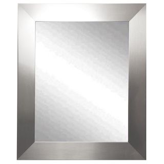 Usa Made Rayne Modern Stainless Silver Wall Mirror