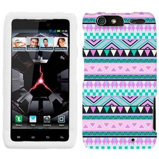 Motorola Droid Razr MAXX Aztec Andes Mauve and Teal Pattern Phone Case Cover: Cell Phones & Accessories