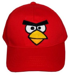 Angry Birds Robio Red Bird Face Video Game Adjustable Toddler Baseball Cap Hat Clothing