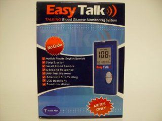 Easy Talk Meter Kit Combo ( Meter Kit and Easy Talk Test Strips 50ct): Health & Personal Care