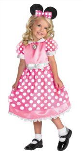Clubhouse Minnie Mouse Pink Costume   Toddler Medium : Infant And Toddler Costumes : Baby