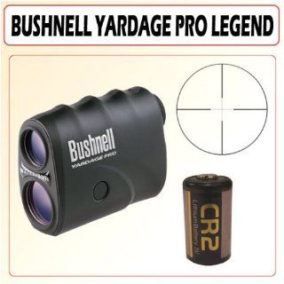 Bushnell Yardage Pro Legend Waterproof Rangefinder (Refurbished) + CR 2 Battery : Camera & Photo
