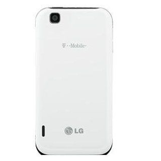 New TMobile LG Mytouch T 4G E739 White Door Back Cover Battery Door OEM Original E 739 My Touch: Cell Phones & Accessories