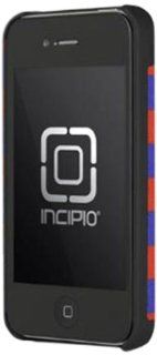 Incipio IPH 733 Canvas Feather for iPhone 4/4S   Blue/Red Nautical Stripes   1 Pack   Retail Packaging   Blue/Red: Cell Phones & Accessories