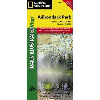 Saranac, Paul Smiths: Adirondack Park (National Geographic: Trails Illustrated Map #746): National Geographic Maps   Trails Illustrated: 0749717017467: Books