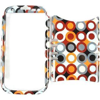 Cell Armor I747 RSNAP TP1288 Rocker Snap On Case for Samsung Galaxy S3 I747   Retail Packaging   Multi Color Circles and Dots in Rows: Cell Phones & Accessories