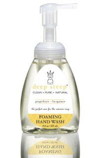 Deep Steep Organic Foaming Handwash Grapefruit Bergamot    8 fl oz./237 mL : Bath And Shower Product Sets : Beauty