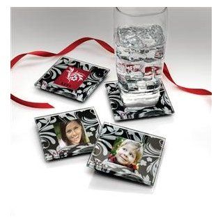Live Laugh Love Glass Photo Coasters: Kitchen & Dining