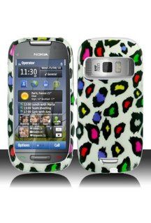 Nokia C7 Astound Graphic Rubberized Shield Hard Case   Color Leopard (Free HandHelditems Sketch Universal Stylus Pen): Cell Phones & Accessories