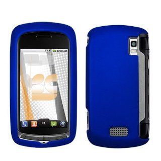 LG Genesis (US760) Rubberized Hard Phone Cover Protector Case   Blue: Cell Phones & Accessories