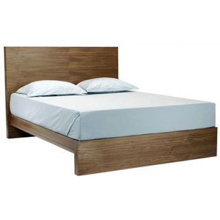 Desiron Thompson Platform Bed Thompson Bed Size: Queen, Finish: Natural Walnut