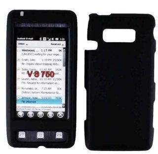 LG Fathom VS750 Phone Case Accessory Charming Black Hard Snap On Cover with Free Gift Aplus Pouch: Cell Phones & Accessories