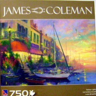 JAMES COLEMAN "HARBOUR LIGHTS" 750 Piece PUZZLE: Toys & Games