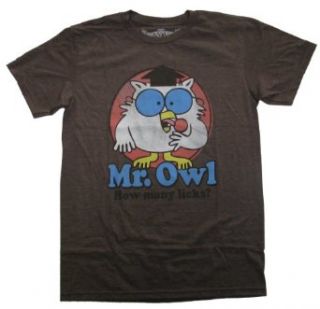 Tootsie Pops "Mr Owl How Many Licks? T shirt: Clothing